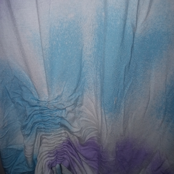 Miss Chevous Tie Dye Women's Shorr Sleeved Shirt Tie Dye Size L - Picture 4 of 6